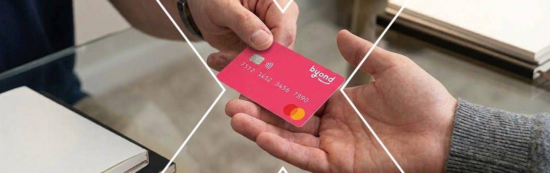 A BHN Extras bYond cashback card being used for rewards in the workplace