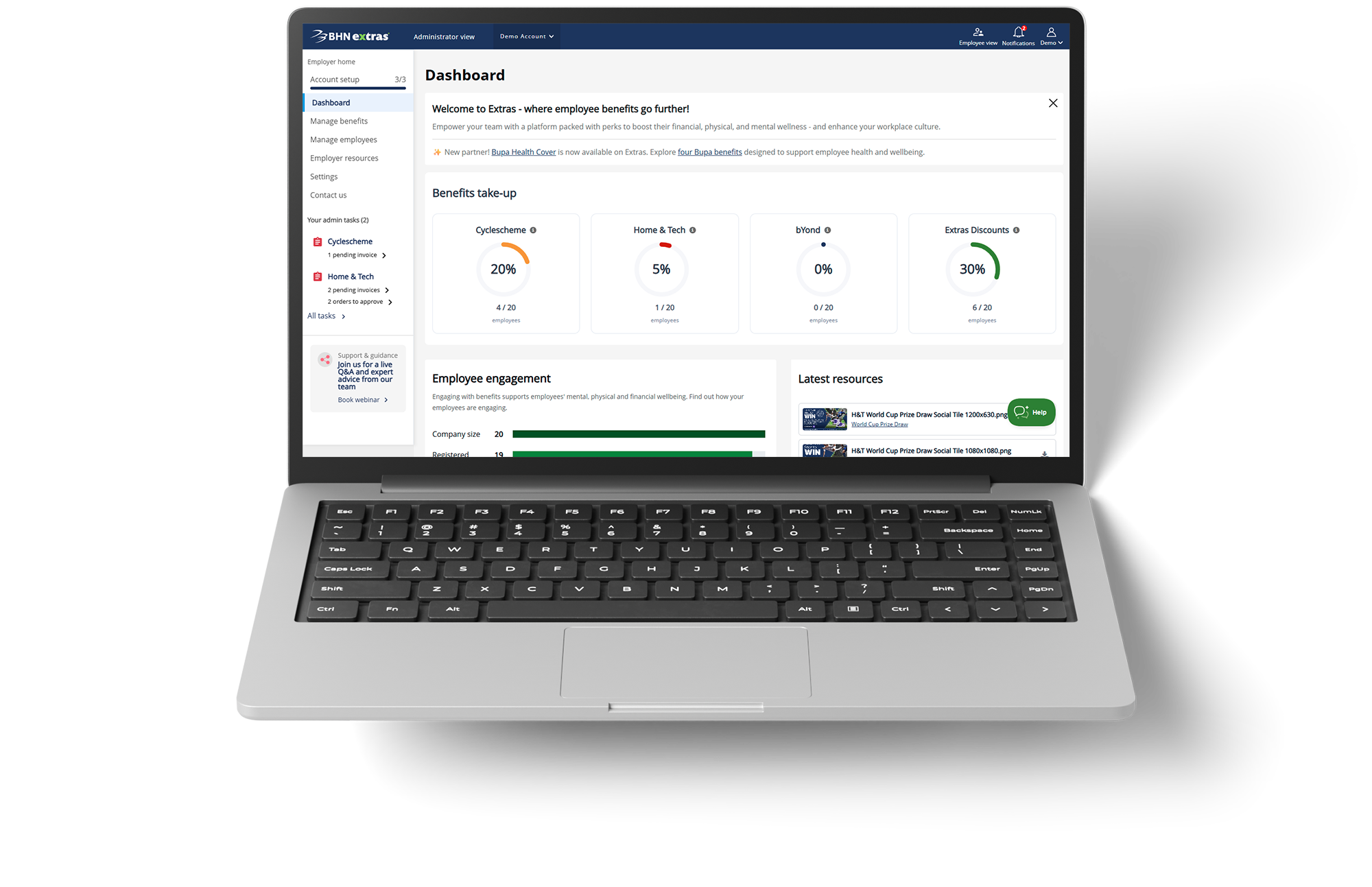 Measure the impact with insightful, real-time dashboards